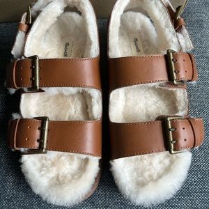 Madewell Shearling Sandals